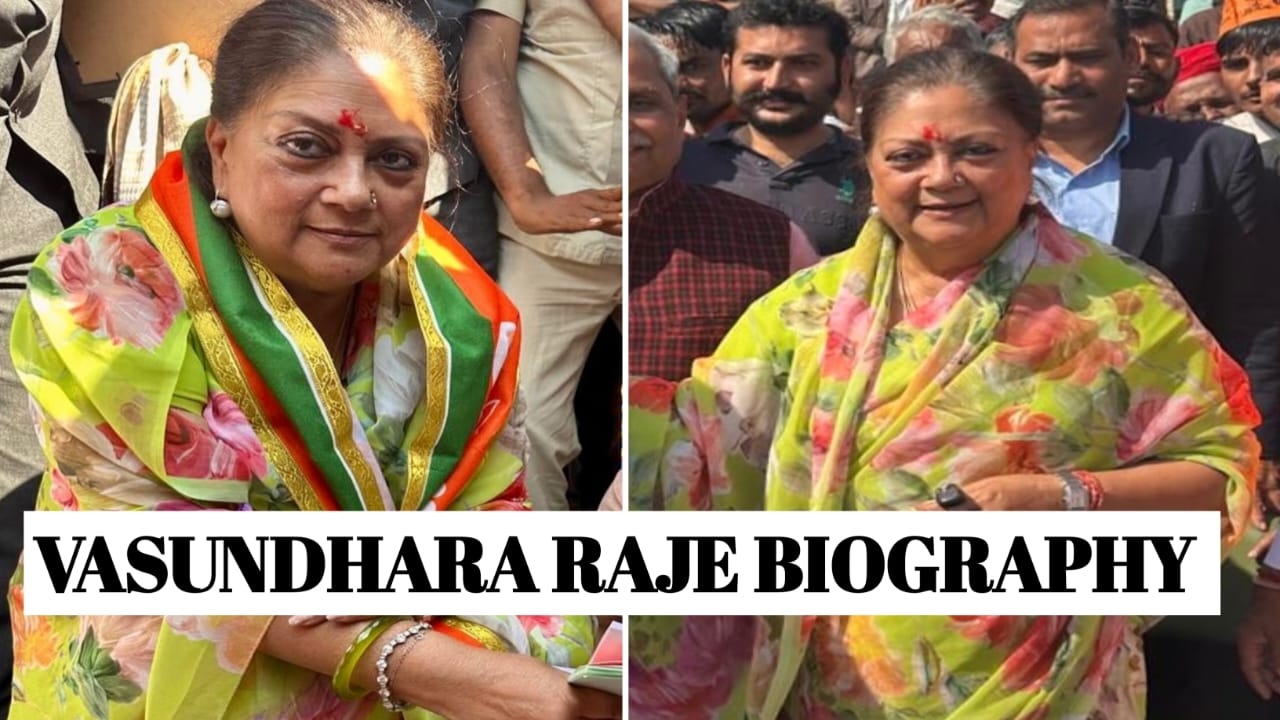 VASUNDHARA RAJE BIOGRAPHY