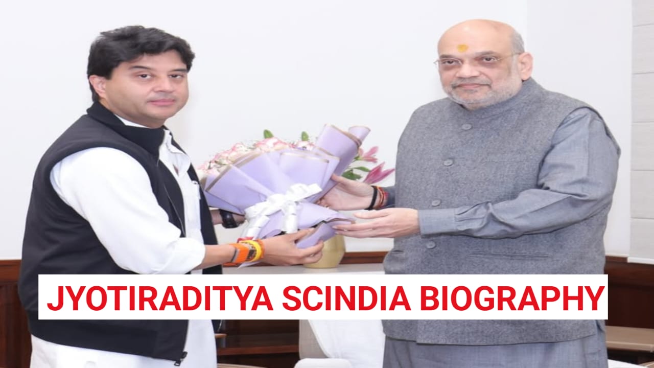 JYOTIRADITYA SCINDIA BIOGRAPHY